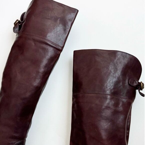 Frye Lucinda Over-The-Knee Genuine Leather Boots. - Picture 7 of 11